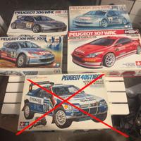 9 modellini Tamiya 1/24 ancora da montare