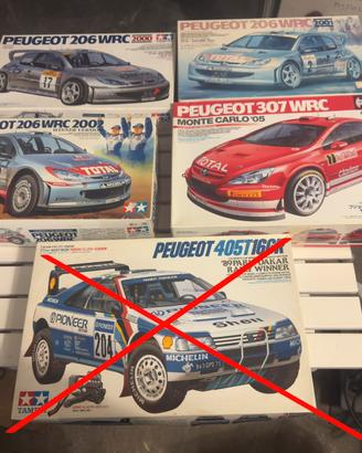 9 modellini Tamiya 1/24 ancora da montare