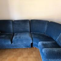 Divano 3/4 posti blu