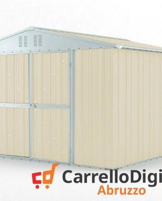 Box struttura lamiera Acciaio 327x307cm avorio