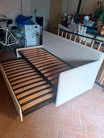 Letto con doppia rete singola