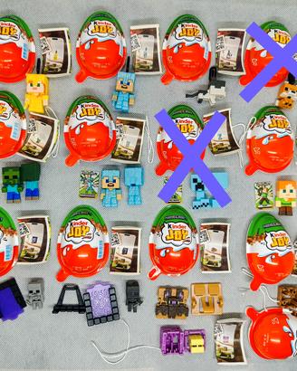Lotto 11 personaggi Minecraft - Kinder Joy, 2026