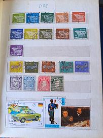 3 raccolte francobolli anni 80