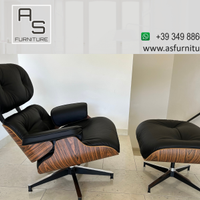 Chaise Longue Lounge Chair & Ottoman Eames replica