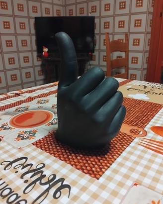 Statua "Thumbs Up In Resina Design Moderno 20 cm