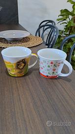 Set 2 tazze in ceramica decorate – Madagascar & Ki