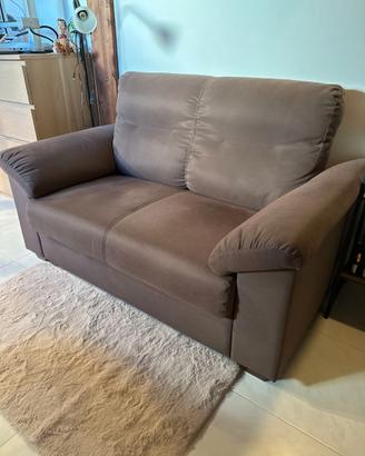 Divano 2 posti IKEA Knislinge marrone – Come nuovo