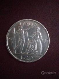 MONETA ANTICA ITALIANA IN ARGENTO