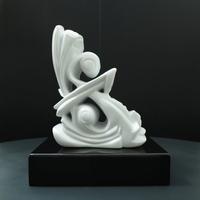 scultura in marmo bianco di Carrara di Sand.