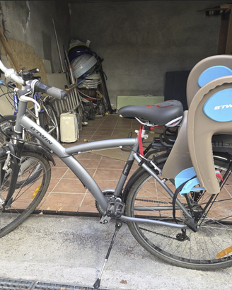 B'Twin Original 500 taglia L, con seggiolino bimbo