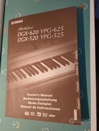 Manuale utente (inglese) Yamaha dgx 620 520 625 52