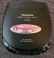 cd portable technics sl-xp140 con adattatore