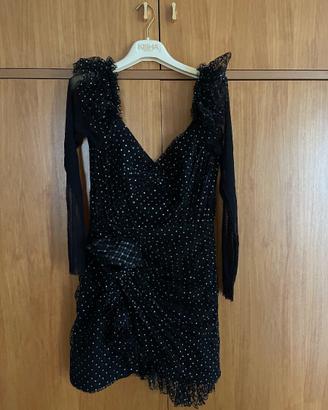 Abito nero brillantinato  tg 46