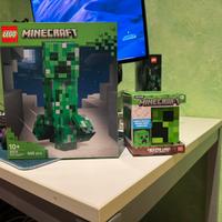 Lego minecraft con lampada creeper