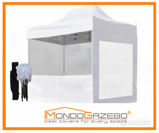 3x2  Gazebo pieghevole fiere mercati 2x3 e 2x2 mt