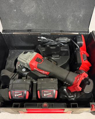 Smerigliatrice Milwaukee m18 cag115x