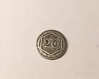 20 centesimi 1919 - Regno d'Italia