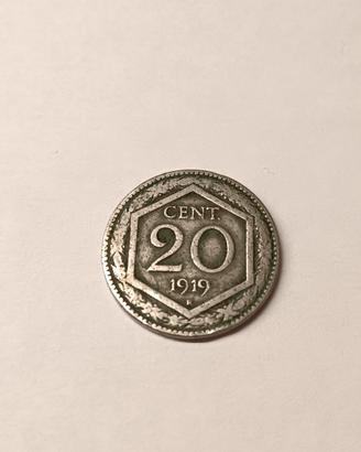 20 centesimi 1919 - Regno d'Italia