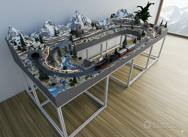 Modellismo  telaio alluminio Plastici Diorami