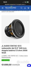 Jl audio 13w7 con cassone
