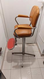 Sedia poltrona  vintage barbiere da bimbo