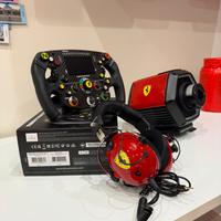 Thrustmaster T818 volante SF1000 cuffie Ferrari