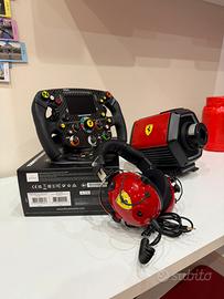 Thrustmaster T818 volante SF1000 cuffie Ferrari