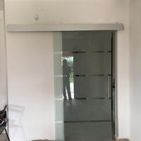 Porta scorrevole in vetro