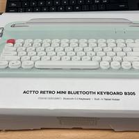 Tastiera actto retro mini bluetooth keyboard B305