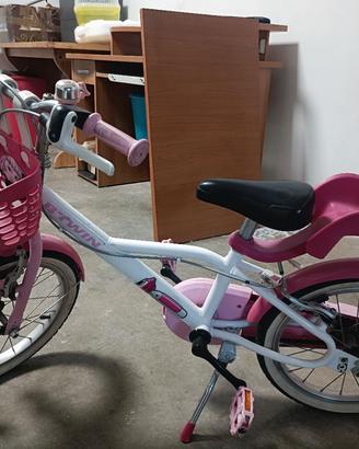 bicicletta bambina B-twin 16 pollici 