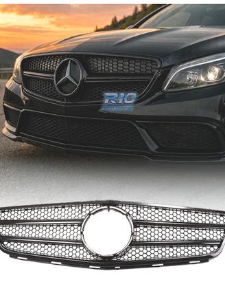 GRIGLIA MERCEDES W204 07-11 LOOK AMG NERO LUCIDO