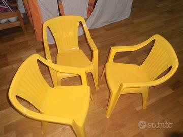 sedie bambino in plastica