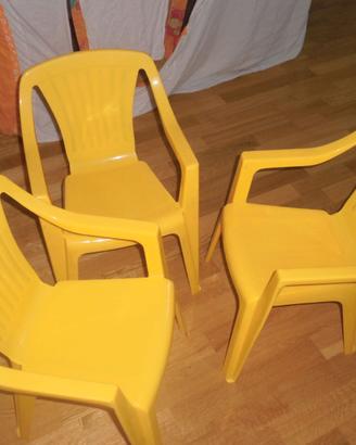 sedie bambino in plastica