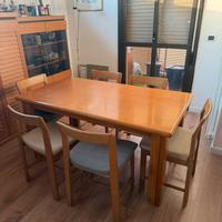 Tavolo pranzo allungabile + 6 sedie