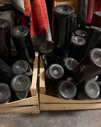 Bottiglie da vino con macchinetta