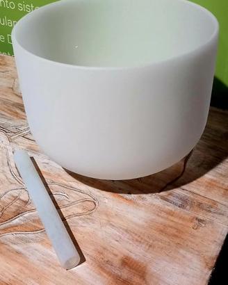 Campana di cristallo nota Fa, quarto chakra