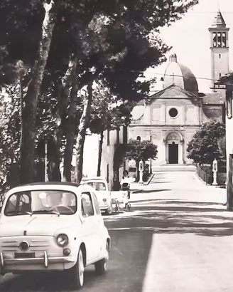 TAVULLIA Pesaro Urbino Marche Cartolina via Roma