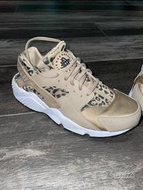 nike huarache leopardate