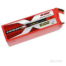 ManiaX Power LiPo 6S 5100mAh 22.2V serie eXtreme 7