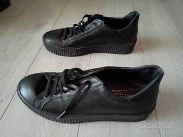 Scarpe Sneakers nere donna Biancoantico