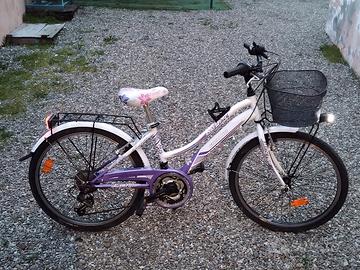 2 Bici da 20" e 24" Pollici per Ragazzo e Ragazza 