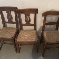 Sedie e poltrobe in legno