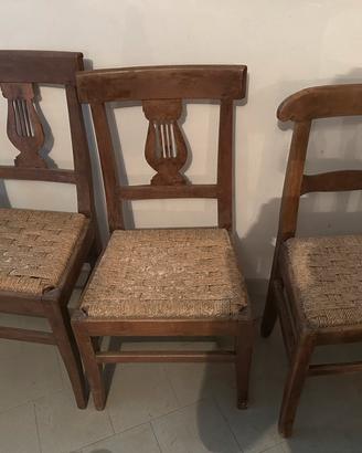 Sedie e poltrone in legno