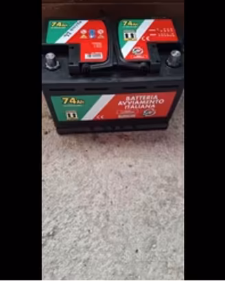 Batteria auto come nuova in garanzia