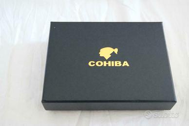 COHIBA SIGARI ACCENDINO POSACENERE Cutter Torch Je