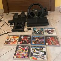 🎮PS3 Super Slim + 2 controller + volante + giochi