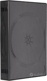 Custodie  100 in plastica pr CD /DVD spessore 14mm