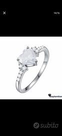 Anello  con zinco a forma di cuore
