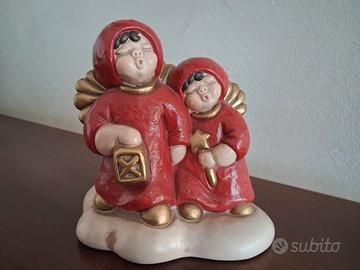 Angioletti Thun Natale coppia con lanterna 