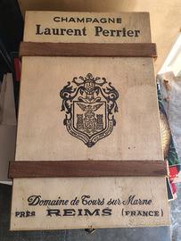 Scatola vuota champagne Laurent Perrier vintage